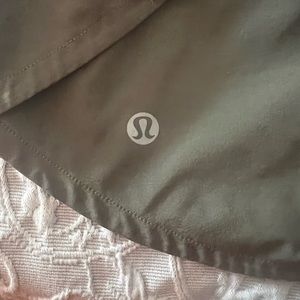 Lulu lemon army green shorts